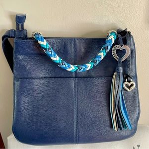 Brighton Bahamas Barbados bag in midnight blue.